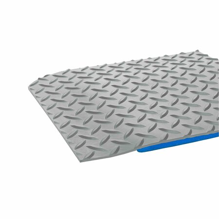 Crown Matting Technologies Workers-Delight Deck Plate 9/16-in. 2'x3' Gray WD 3823GY